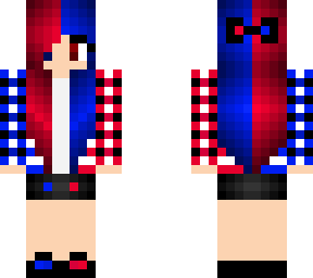 blue-red girl