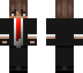 boy with hitman tuxedo