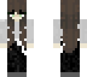 brown hair girl with chain