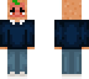 collared sweater orangpeel