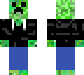 creeper with hoodie