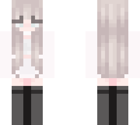 edited cute girl skin