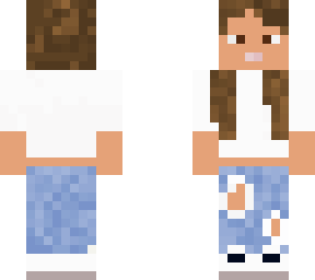 first skin brown hair girl