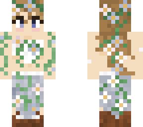 flower/vine covered girl
