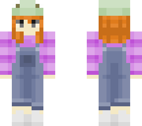ginger hair overalls