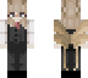 girl in a suit