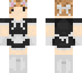 glacierwt in a maid outfit