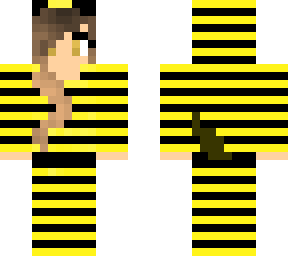 goldenglare in a bee costume