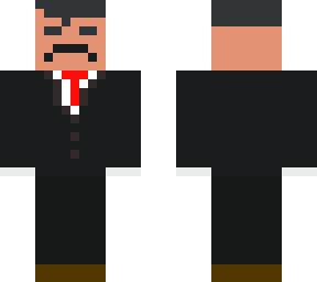 Grumpy Suit man | Minecraft Skin