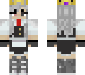 here have a butler and half maid skin :] | Minecraft Skin