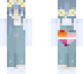 lesbean and demigirl skin! credits to @lilinimue2 for the base skin!