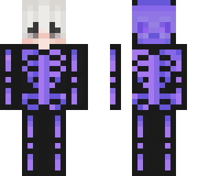 purple skull boy