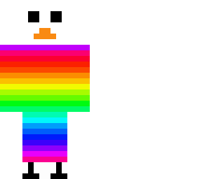 rainbow duck
