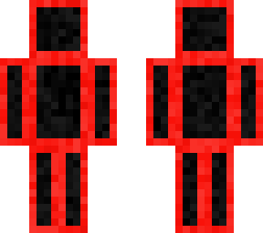 red & black