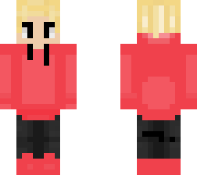 red and black