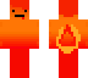 scorchiy flame logo skin