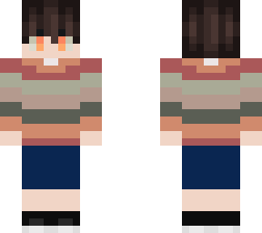 striped sweater (removable)