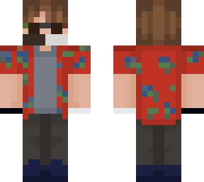 this is the ranboo meetup skin but i changed the gloves