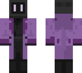 tv head purple coat