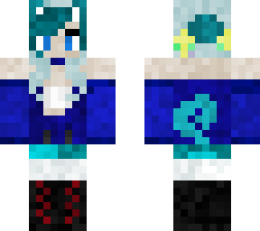 aphmau turn into a blue