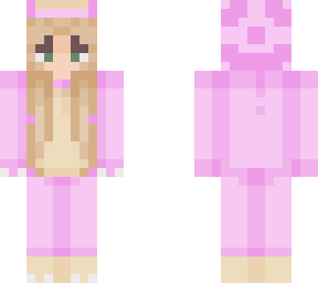 blonde girl in pink snorlax onesie!!