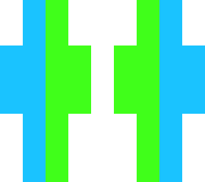 blue green