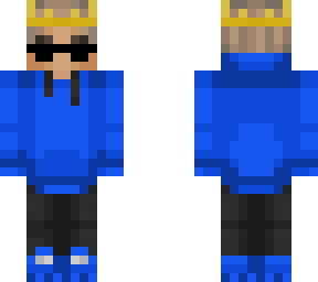 blue king boy whidt glasses