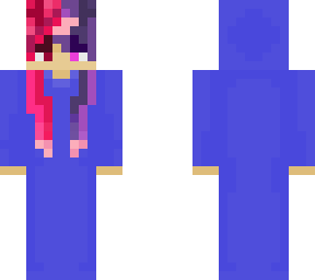 blue onesie with straw berry and blue berry hair girl version