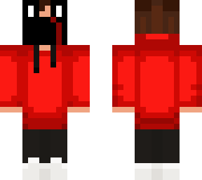 cool boy hoodie red