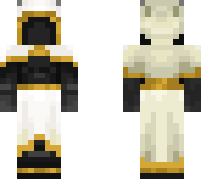 demon in white and gold