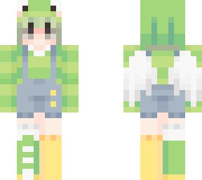 frog + duck outfit