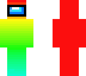 in progress! rainbow among us skin