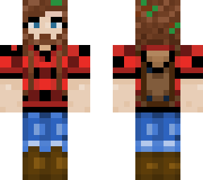 male lumberjack character