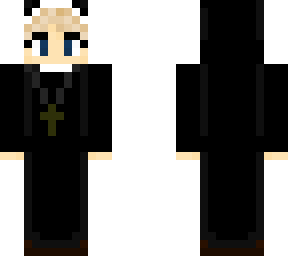 mary eunice with cross