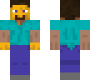 orange steve skin