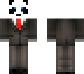 panda in suit (blue)