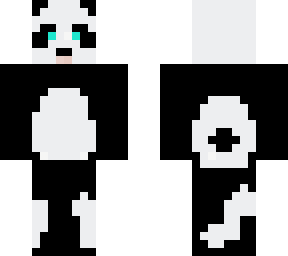 panda with gray tint
