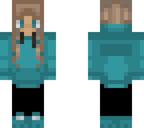 purpled girl cyan
