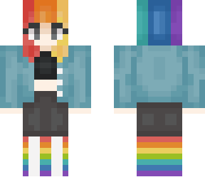 rainbow girl