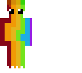 rainbow person