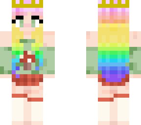 ranbow *** flag mushroom girl