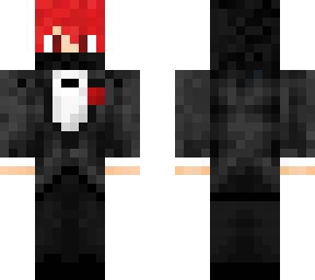 red skin tux