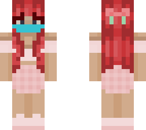 strawberry girl with mask