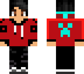 the red hoodie gamer pls like it is hardwork