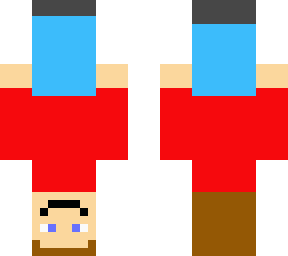 upside down guy