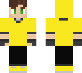 yellow hoodie