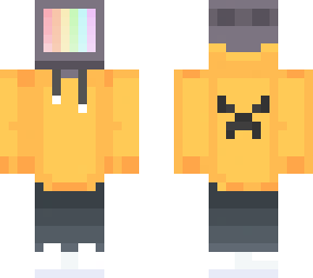 yellow tv head