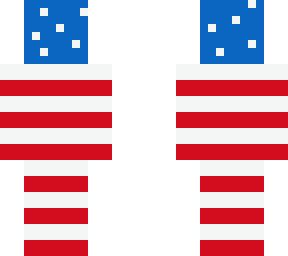 4th day of july flag person