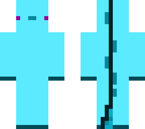 a cyan axotl