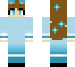 blue bear flower girl